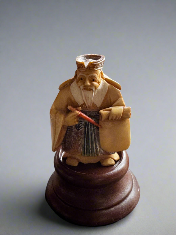 Very Fine Bone & Polychrome Netsuke