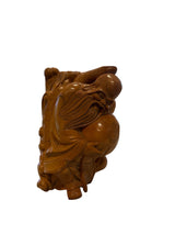 Zhoulao Hand Carved Boxwood "Bookend"