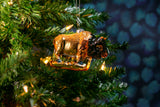 Bison Glass Ornament