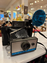 Polaroid Automatic Land Camera 210 with Case, Flash, Flashbulbs