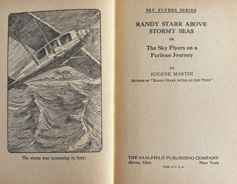 Randy Starr Above Stormy Seas - Eugene Martin - 1931
