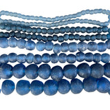 Recycled Glass Beads: Pink / Extra Small