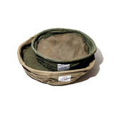 VINTAGE TENT FABRIC PET BED: Large