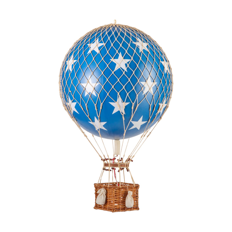 Hot Air Balloon - Large - Blue Stars