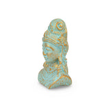 Buddha Head Figurine, Buddha Head Statue, Female Buddha Statue,