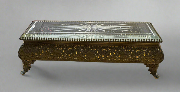 Ormolu Crystal Treasure Box
