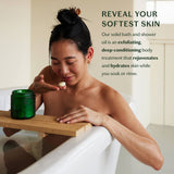 Breathe Pebble | Deep Moisturizing Solid Bath & Shower Oil: Tray of 20