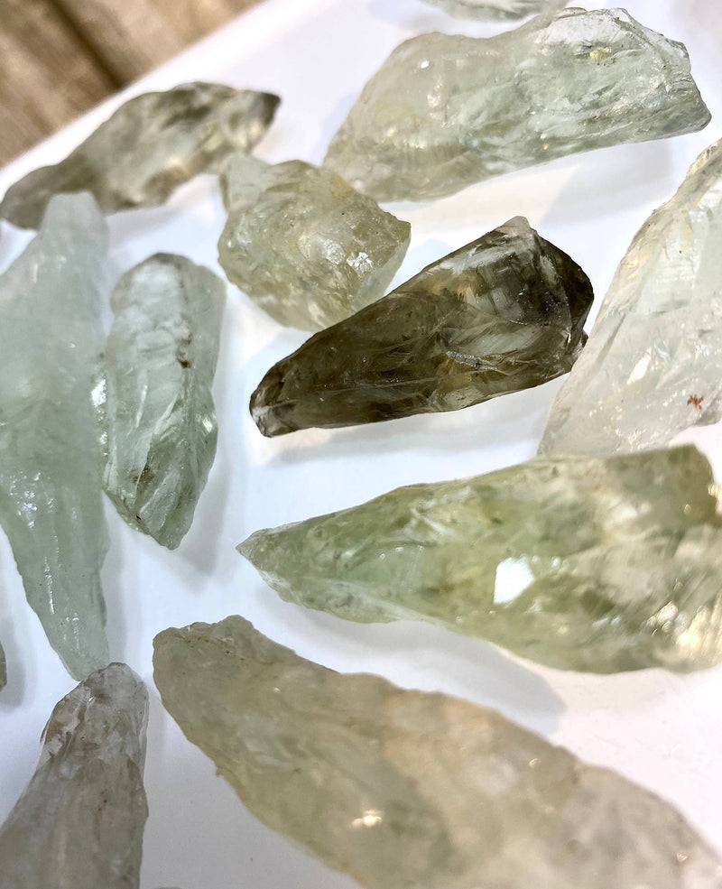 Prasiolite Spear