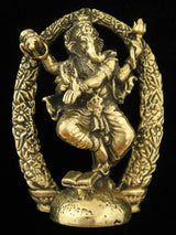 Mini Brass Dancing Ganesh