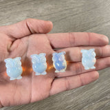 Gemstone Owl Figurine – Small Crystal Owl Decor : Tiger Eye
