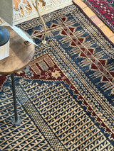 Supple and Storied • Baluch Prayer Rug • Persia mid-20th century