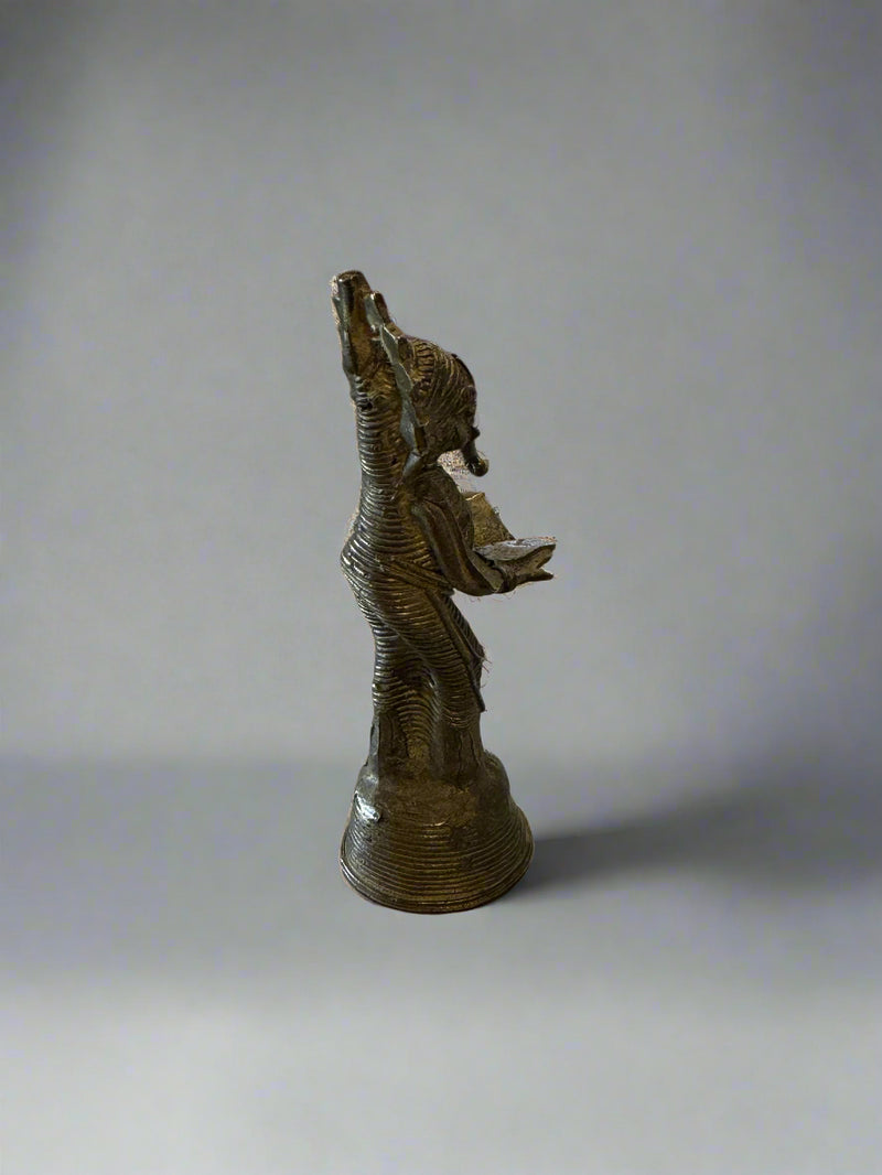 Dhorka Standing Ganesha Figurine Reading the Mahabharata