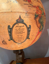 Scan-Globe A/S Denmark  12" Illuminated Globe with Integrated Weather Station, 1986