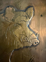 Wildlife Copper Relief Plaques - 1978