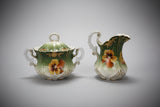 JPF Porcelain (Germany) - Sugar Bowl and Creamer - Circa 1920