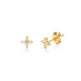 Clover Studs Crystal