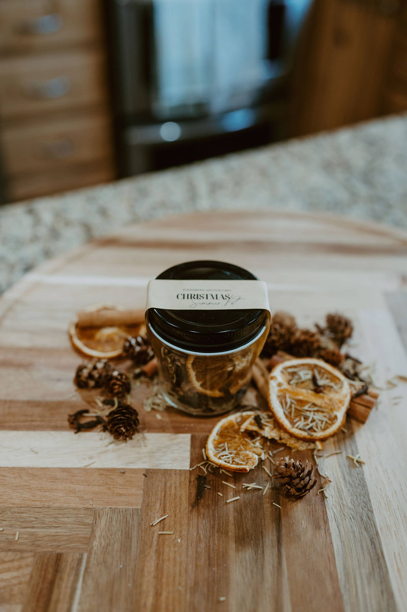 Christmas Simmer Pot, 6oz, Glass Jar