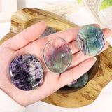 Rainbow Fluorite Worry Stone