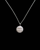 Moonface Pendant, Hand-carved