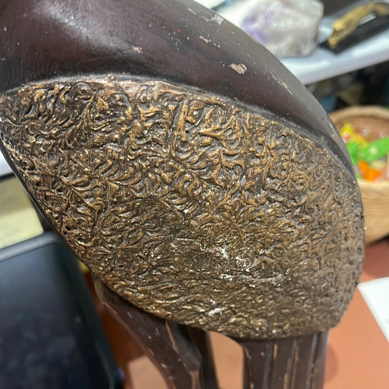 Carved Stork with Embellishment
