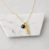Labradorite Moon Phase Necklace