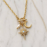 Star and Moon Necklace