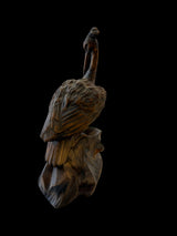 Superfine Hand Carved Pelican - Russia 1950s - Diplomatic Courier Collection