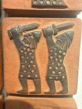 Thyssen Keramik - Nine Panel Relief  - Denmark 1960s