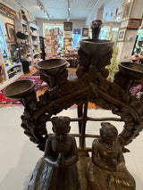Newar Brass Deepam - Nepal - 19th Century