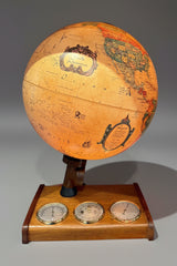 Scan-Globe A/S Denmark  12" Illuminated Globe with Integrated Weather Station, 1986