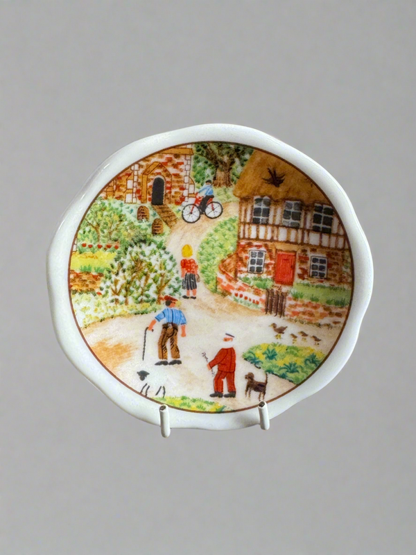 Royal Tara Bone China Miniature Plates - Four Seasons