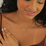 Vintage Baroque Tiger's Eye Gemstone Necklace: 18K GOLD