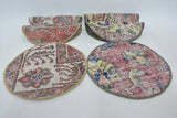 Vintage Antique Coffee Cup Pad/Table Rug Placemat