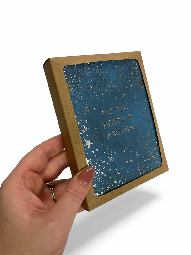 May Their Memory Be a Blessing Silver Foil Card: Single Card