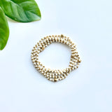 Beaded Wrap Bracelet Blue