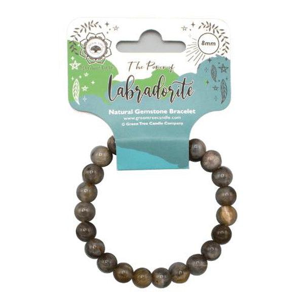 Labradorite beaded Bracelet 8 mm