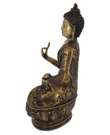 Brass Budha Statue 12"