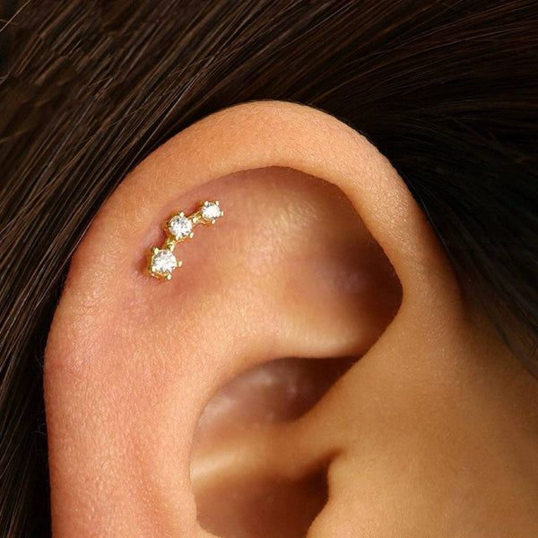 Stardust Studs - Gold