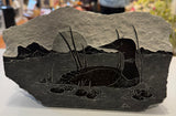 Siku Soapstone Relief Carving
