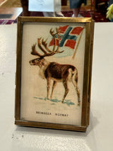 Framed - Tiny Silk - circa 1900 Promo Gift