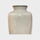Cloisonne Vase - Silver Mounts - Ducks in Bamboo