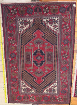The Diplomat's Doorstep • Persian Hamadan • 36" x 60"