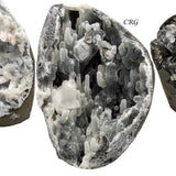 Blue Chalcedony with Stilbite