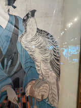 The Falconer's Gaze - Kunisada Print - Pre 1850
