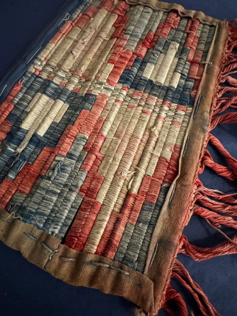 Handmade Antique Slat Fan/Banner