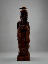 Hand Carved Wise Man/Confucious • China