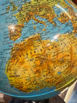 1982  Rand McNally Illuminated 12" Political/Physical Globe