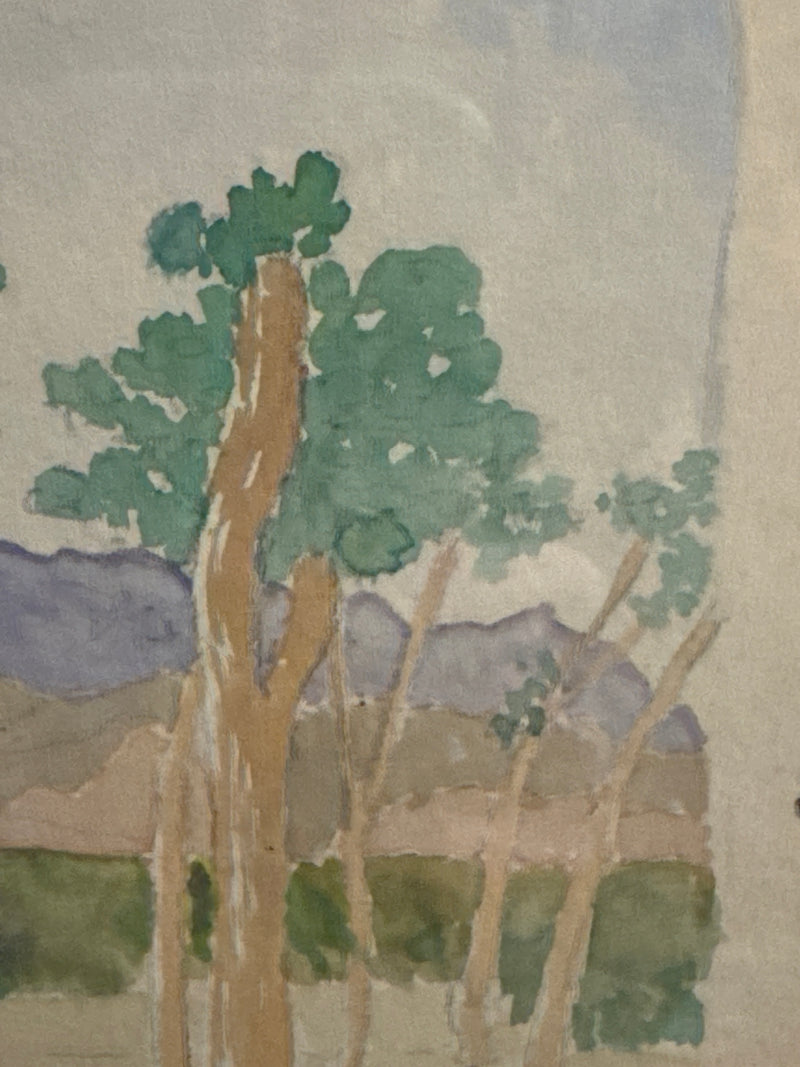Banos de Roma - Watercolor - Circa 1910