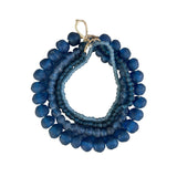 Recycled Glass Beads: Pink / Extra Small
