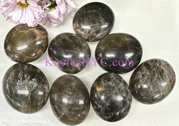 Black Moonstone Meditation Stone
